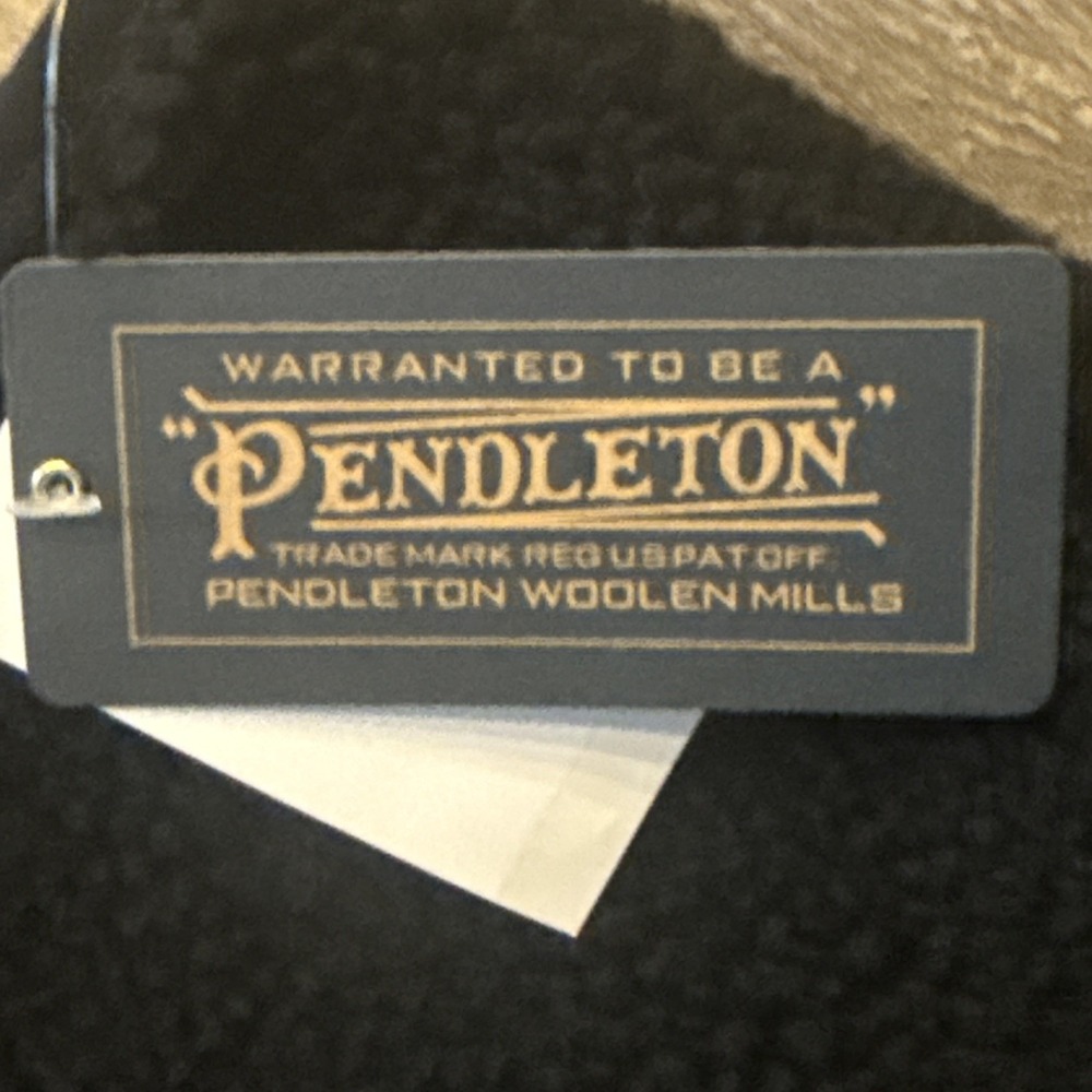 Pendleton Mens XL Full Zip Vest Snap Pockets  Color Black NWT - Picture 9 of 15